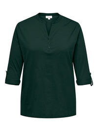 CARSCARLETTA 3/4 V-NECK TOP