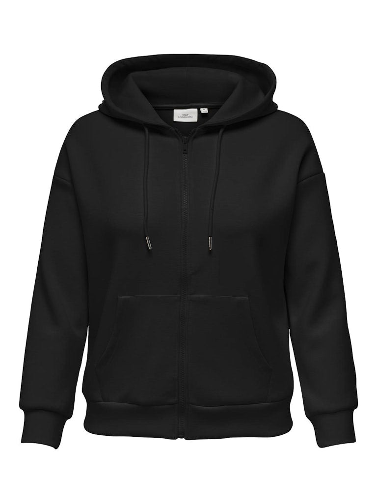 CARFANCY L/S ZIP PEARL HOOD SWEAT