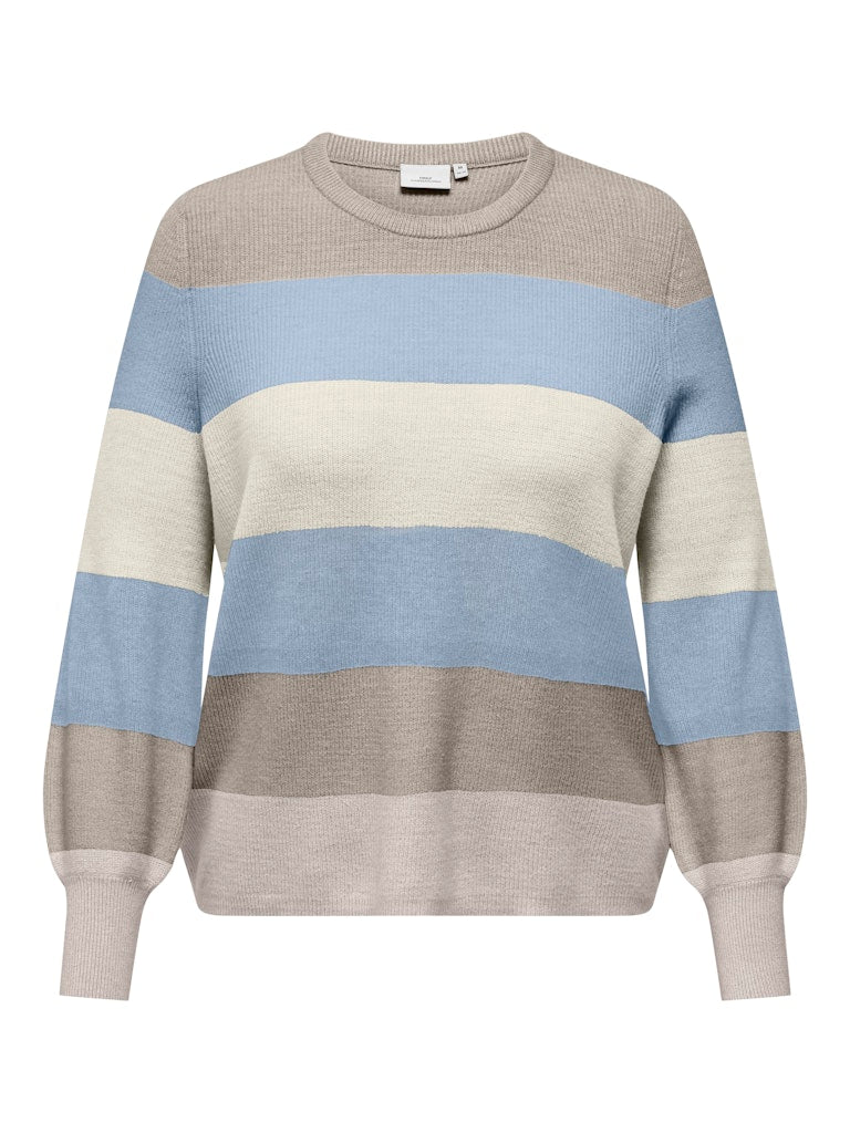 CARNEW DARIA L/S STRIPE PULLOVER KNIT