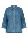 CARGRACE 3/4 DENIMSKJORTE TAI NOOS