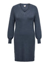 CARKATIA LS V-NECK DRESS KNIT NOOS