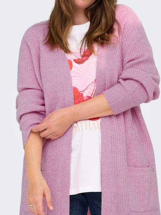 CarWhitney - Lang Strikkecardigan
