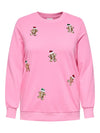 CARMAS SNOW - Pink Jule Sweatshirt