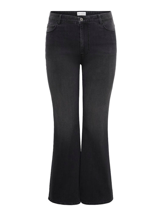 CARLANA - Sorte Retro Flared Jeans