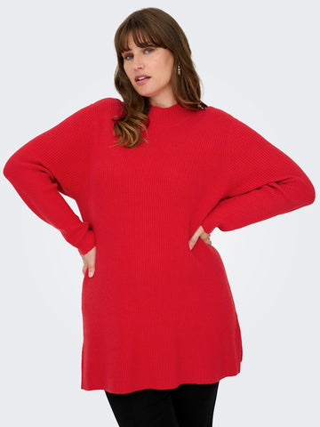 CARKATIA - Løs Ribstrikket Bluse