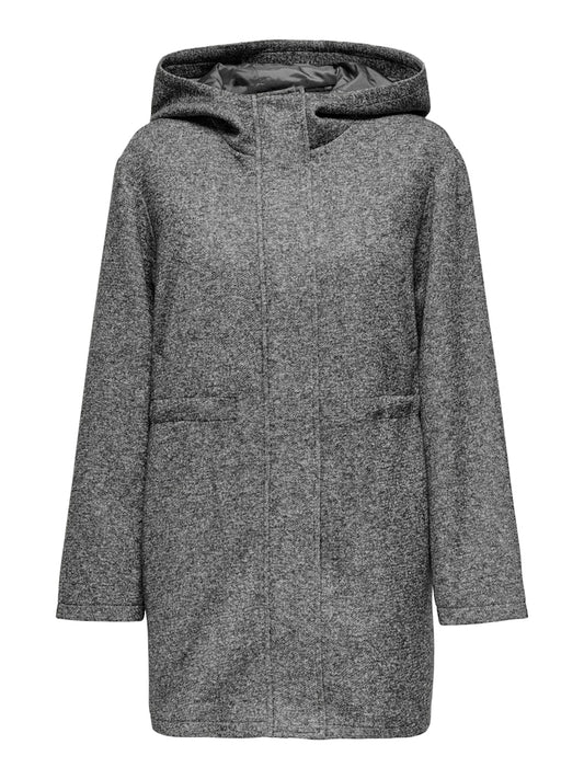 CARKIRA - Grå Jakke med Hætte