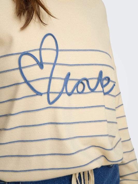 CarSigne - Strikkegenser med striper