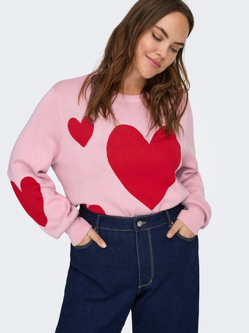 CARMONTANA LS JQ O-NECK KNIT