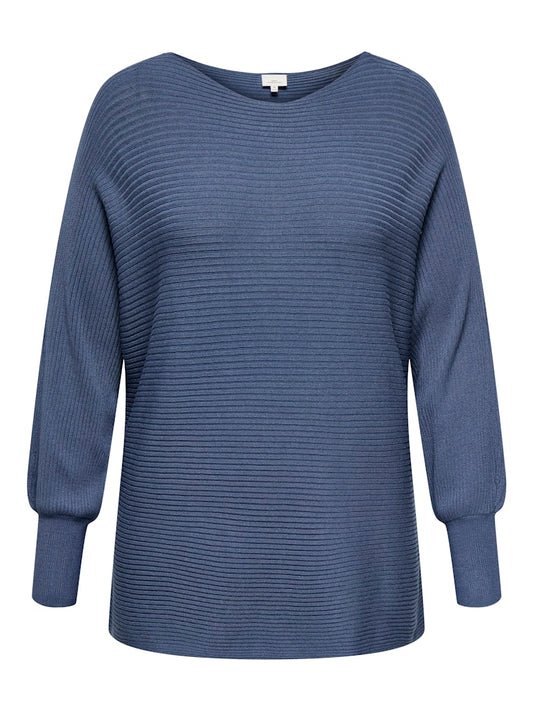 CARNEW ADALINE - Red & Indigo Strikbluse