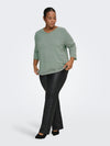 CarLina - Bluse med 3/4 ermer