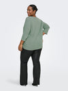 CarLina - Bluse med 3/4 ermer