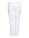CarWilly - hvite straight denim jeans - noos