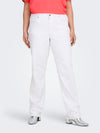 CarWilly - hvite straight denim jeans - noos