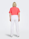 CarWilly - hvite straight denim jeans - noos