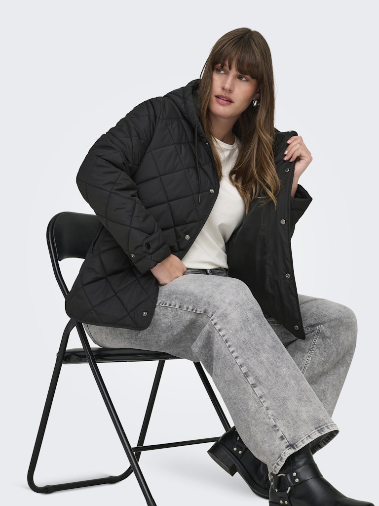 Quiltet jakke plus size