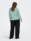 CARCAMILLA - V-NECK L/S PULLOVER KNIT - NOOS