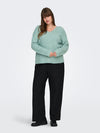 CARCAMILLA - V-NECK L/S PULLOVER KNIT - NOOS