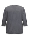 CarLina - Bluse med 3/4 ermer