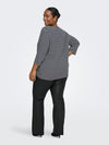CarLina - Bluse med 3/4 ermer