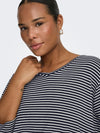 CarLina - Bluse med 3/4 ermer