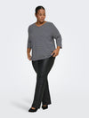 CarLina - Bluse med 3/4 ermer