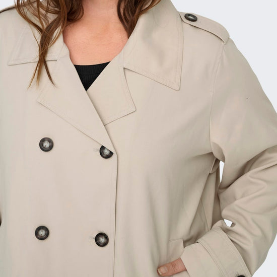 ONLY CARMAKOMA trenchcoat beige ONLY CARMAKOMA trenchcoat beige