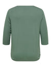 CarLina - Bluse med 3/4 ermer
