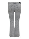 CarWilly - flared grå jeans