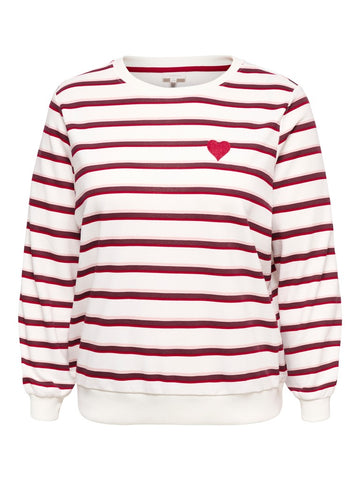 CarLorenzo - Stribet Sweatshirt