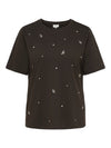 CarRyder - T-shirt med Perler og Rhinsten