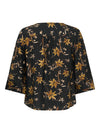 CarCamille - 3/4 Blomstret Bluse AOP