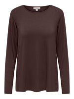 Carlonny - Basis Bluse - Brun