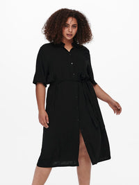 CARVISTALA SS SHIRT DRESS SOLID