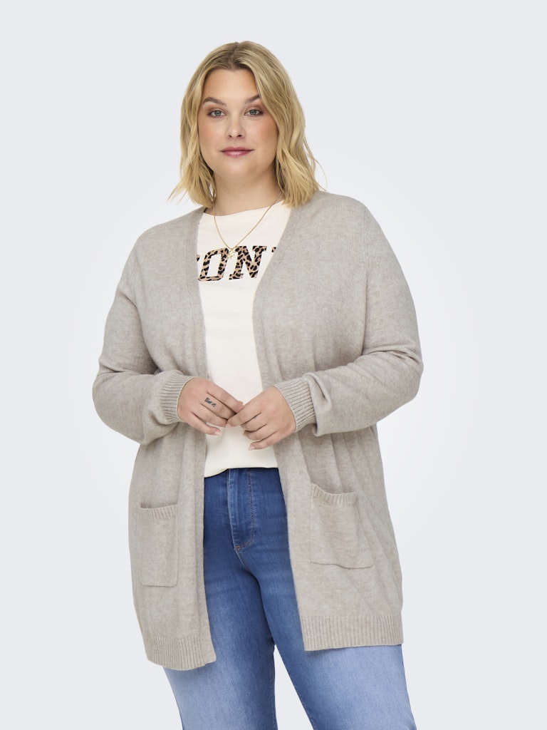 CARESLY L/S OPEN CARDIGAN KNT NOOS