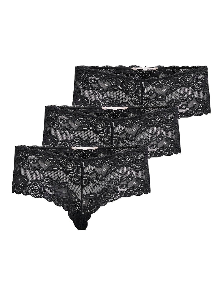 CARCHLOE LACE 3-PK HIPSTER