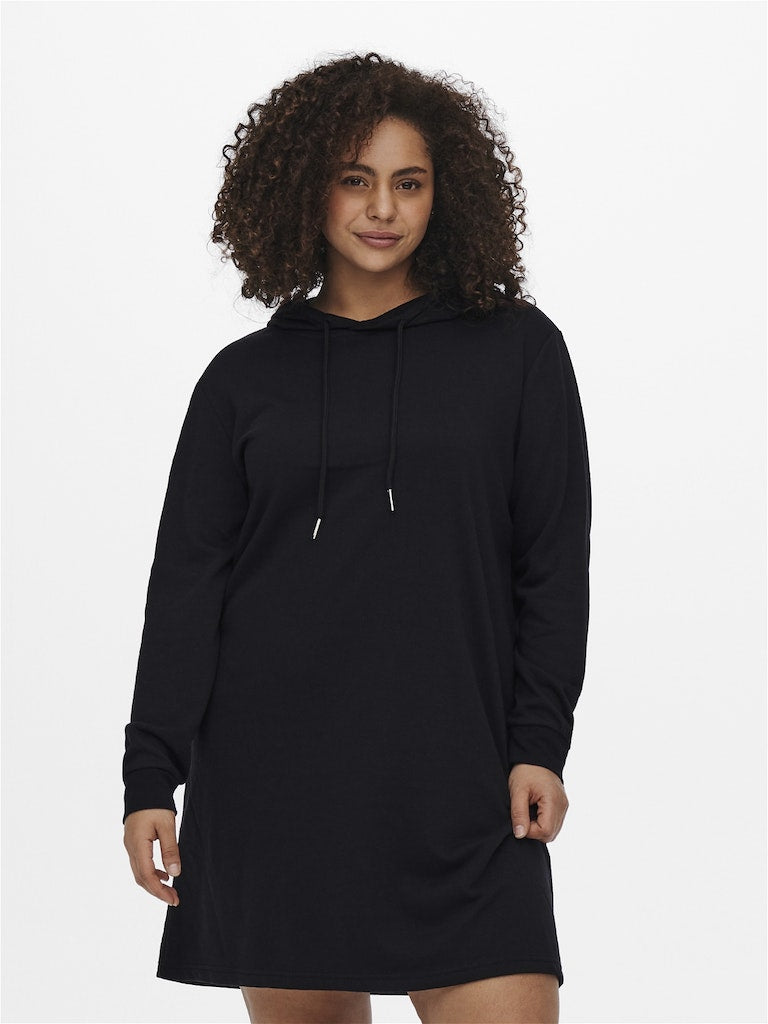 CARSIV L/S HOOD TUNIC SWEAT DRESS