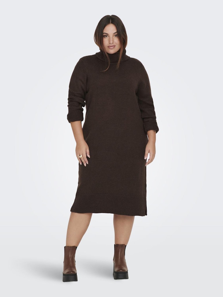 CARBRANDIE L/S ROLL NECK DRESS KNIT