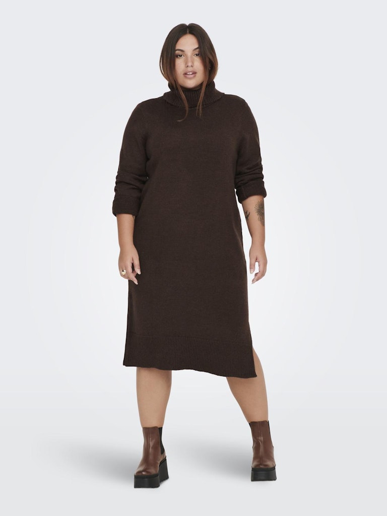 CARBRANDIE L/S ROLL NECK DRESS KNIT