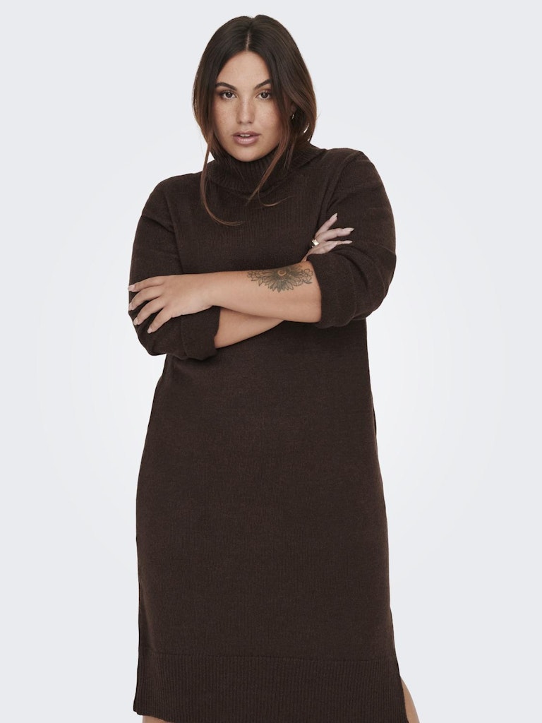 CARBRANDIE L/S ROLL NECK DRESS KNIT