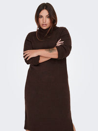 CARBRANDIE L/S ROLL NECK DRESS KNIT