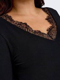 CARLAMOUR LACE 3/4 KNEKJOLE JRS