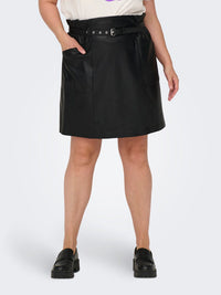 CARHEIDI FAUX LEATHER SKIRT