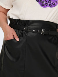 CARHEIDI FAUX LEATHER SKIRT