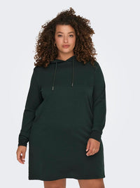 CARSIV L/S HOOD TUNIC SWEAT DRESS