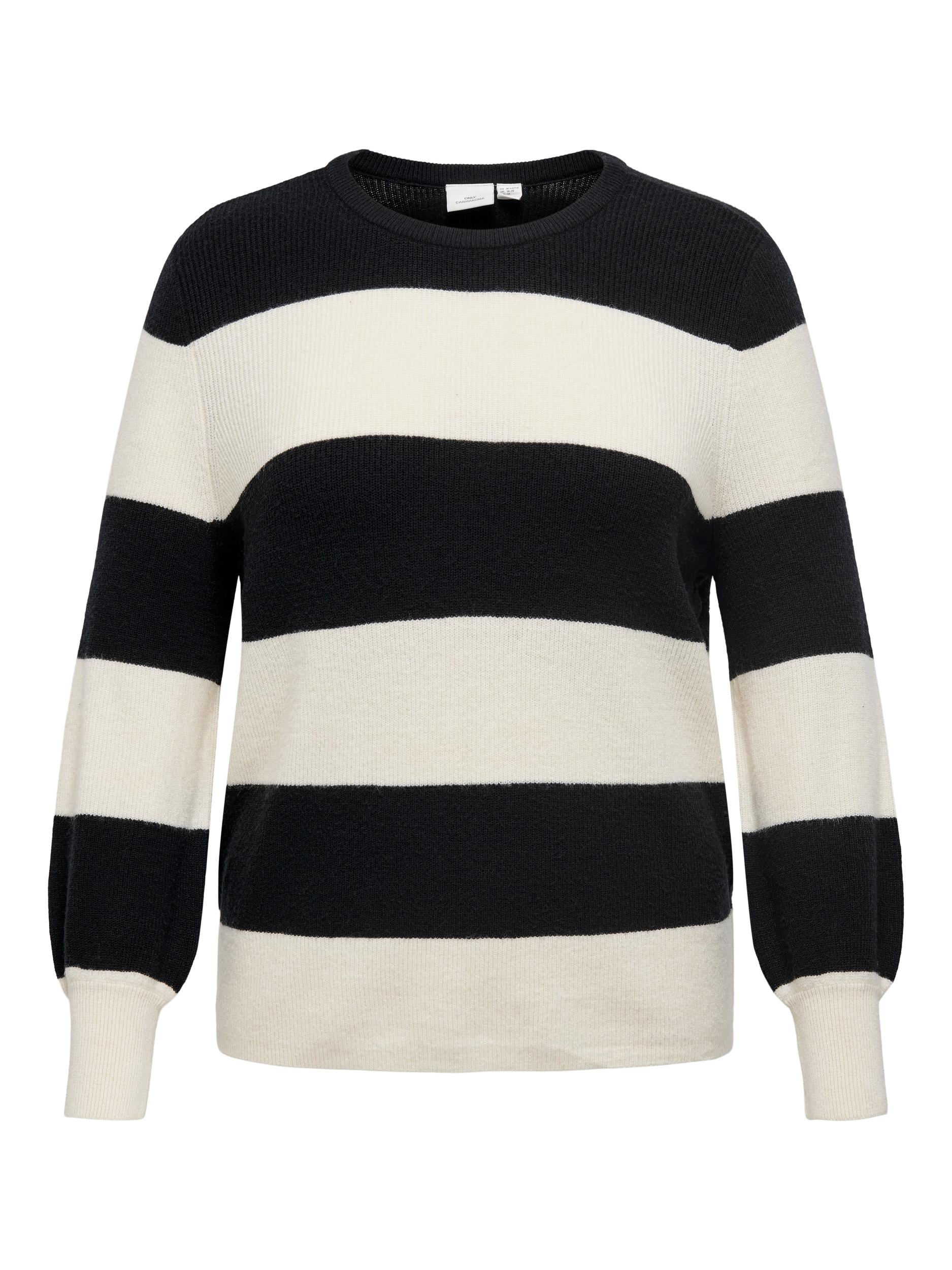 CARNEW DARIA L/S STRIPE PULLOVER KNT