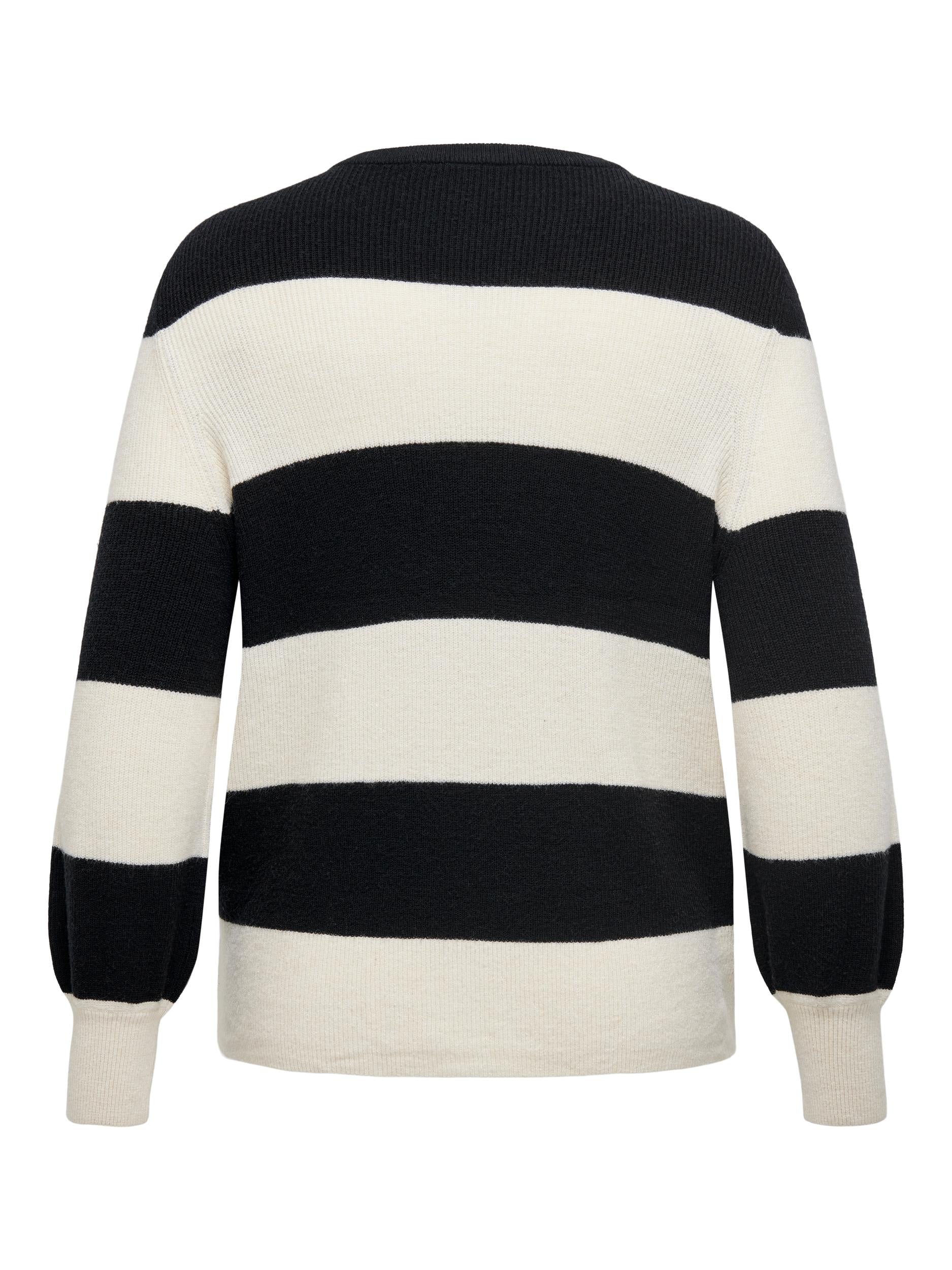 CARNEW DARIA L/S STRIPE PULLOVER KNT