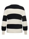 CARNEW DARIA - Stribet Strikbluse