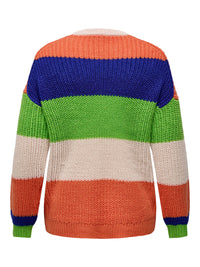 CARNIKKA LS STRIPE O-NECK KNT