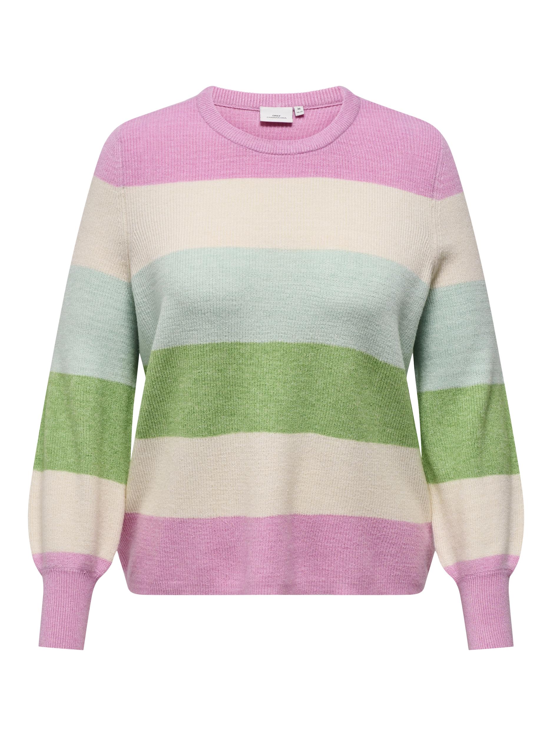 CARNEW DARIA L/S STRIPE PULLOVER KNT