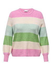 CARNEW DARIA L/S STRIPE PULLOVER KNT